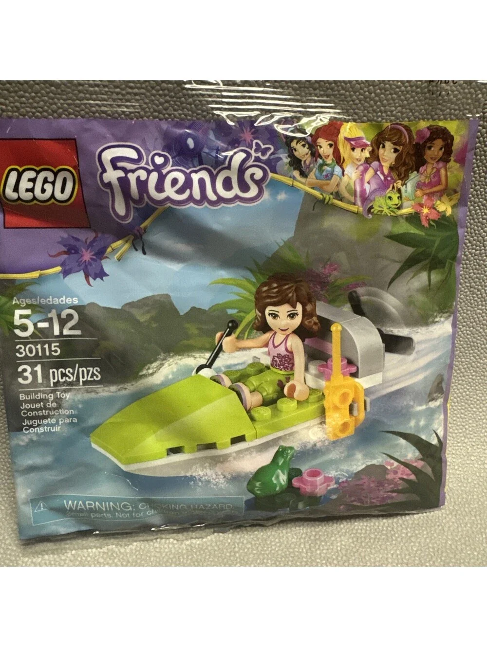 Lego Friends lot Of 3 Jungle Air Boat 30115 Mini Golf 30203 Pop Star 30205